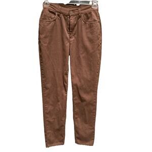 Vtg Liz Claiborne Lizwear Brown Light Denim Jeans Size 8 HIGH RISE